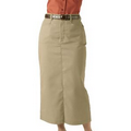 Women's & Misses' Long Chino Skirt